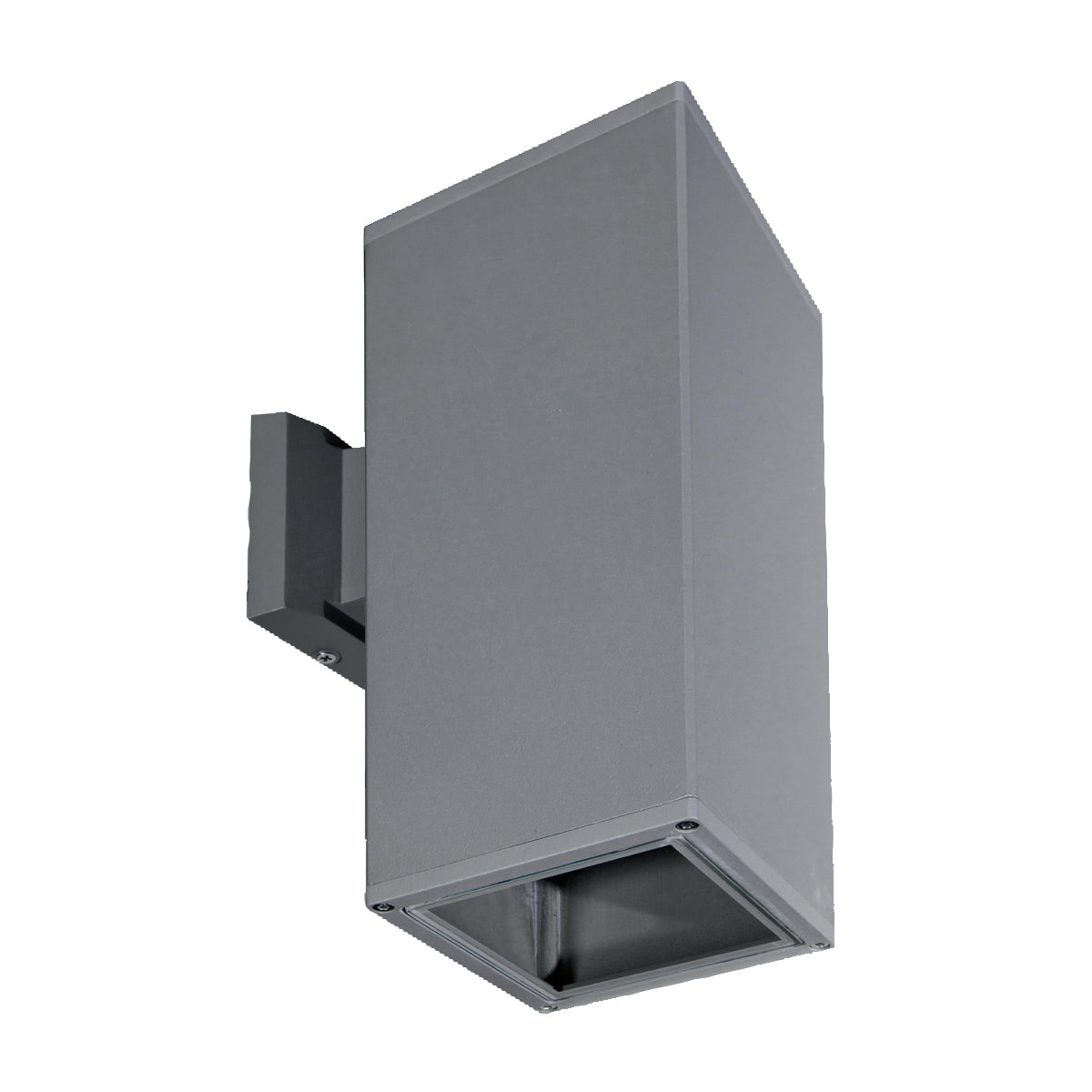ARCHITECTURAL OUTDOOR OUTDR, WLLMNT, 75W PAR30, SQ, UPDN in Grey