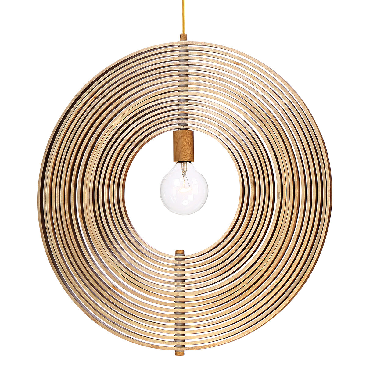 Abruzzo One Light Pendant in Wood