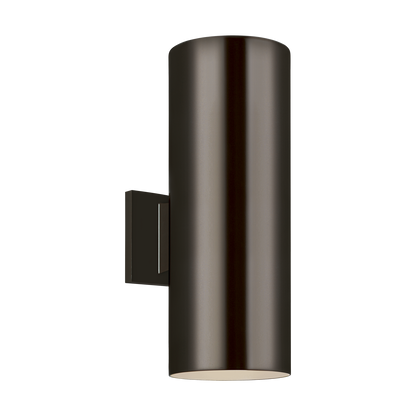 Outdoor Cylinders Small 2 LED Wall Lantern