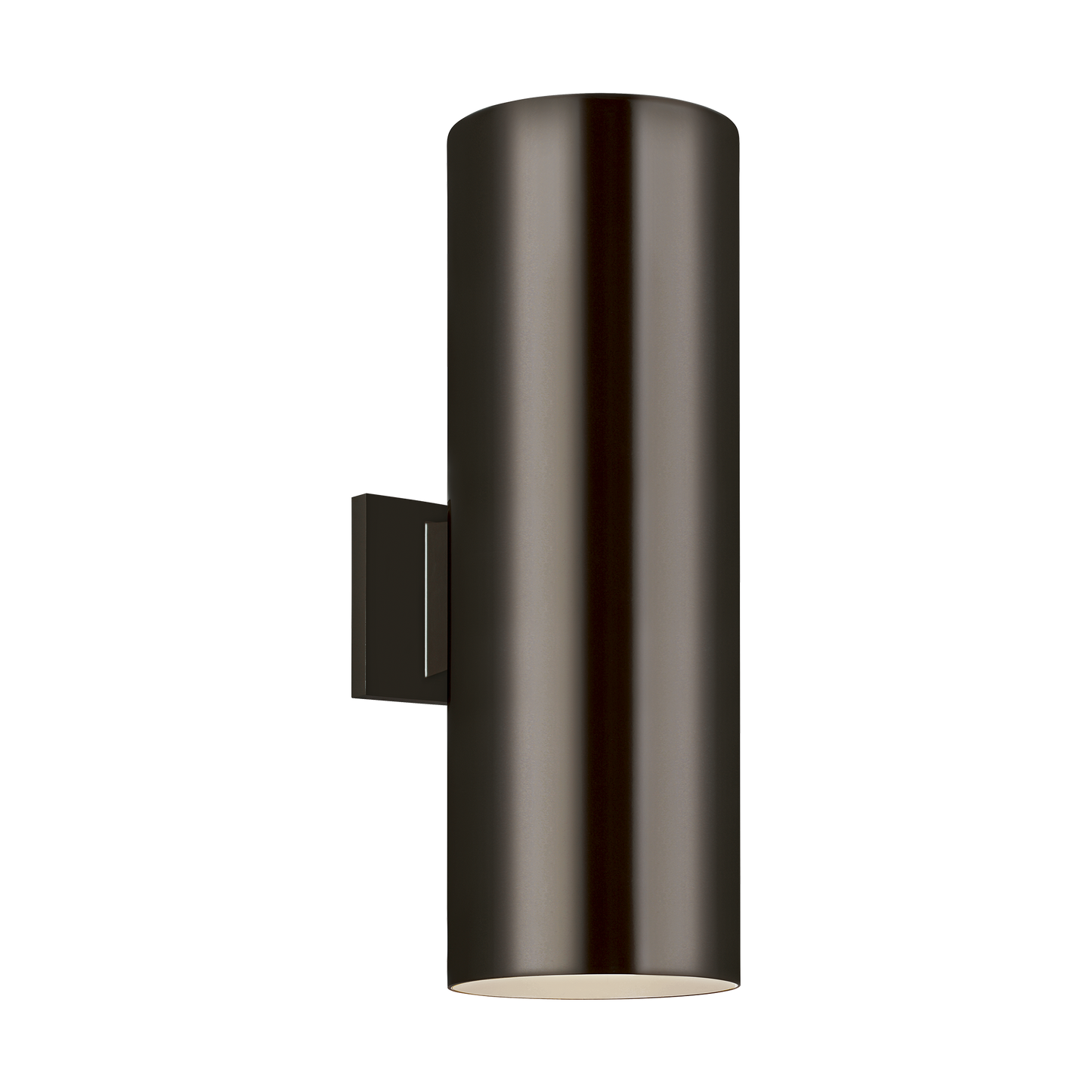 Outdoor Cylinders Large 2 LED Wall Lantern