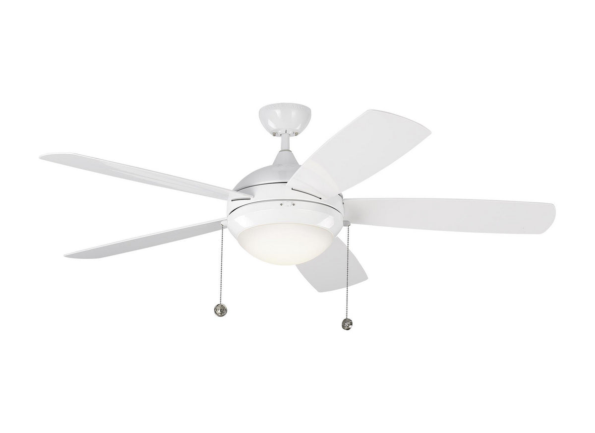 Discus 52" Ceiling Fan in White