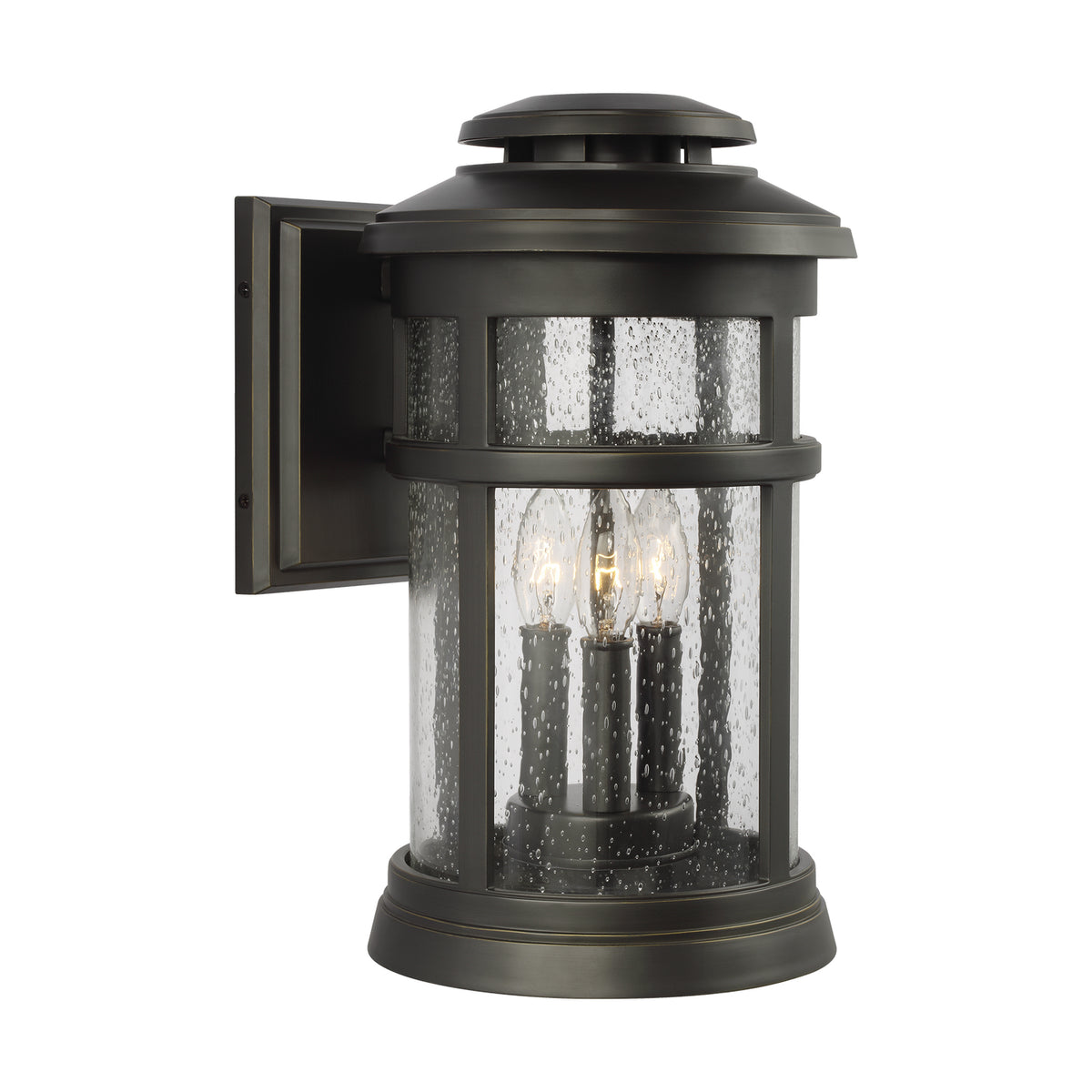 Newport Three Light Outdoor Wall Lantern