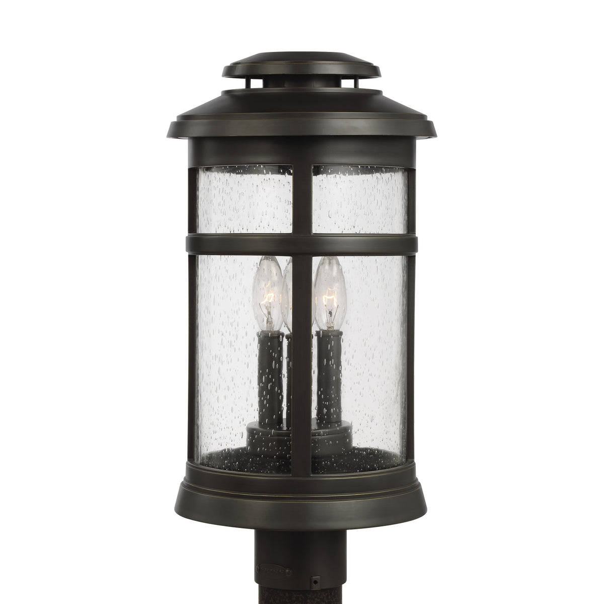 Newport Three Light Outdoor Post Lantern