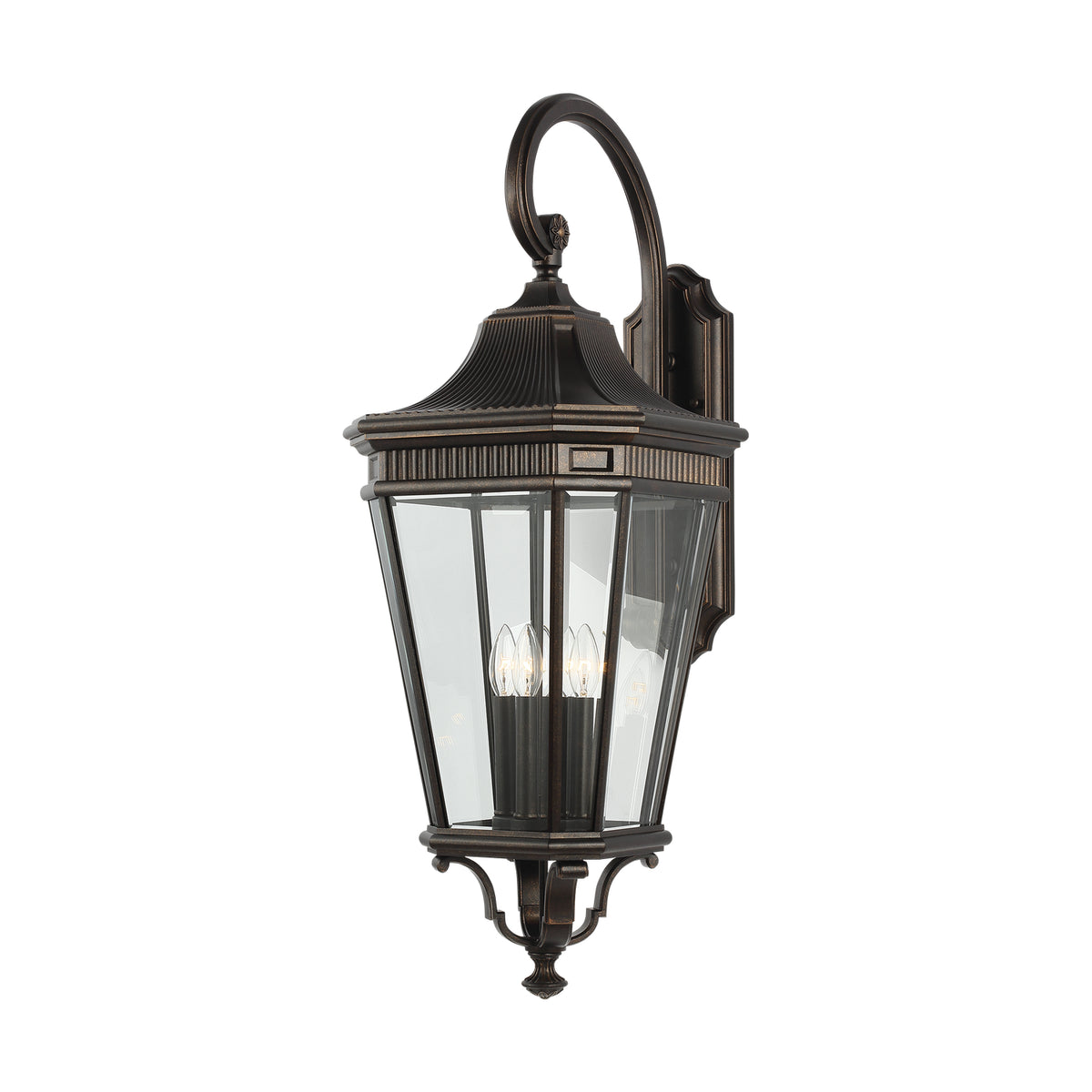 Cotswold Lane Four Light Wall Lantern