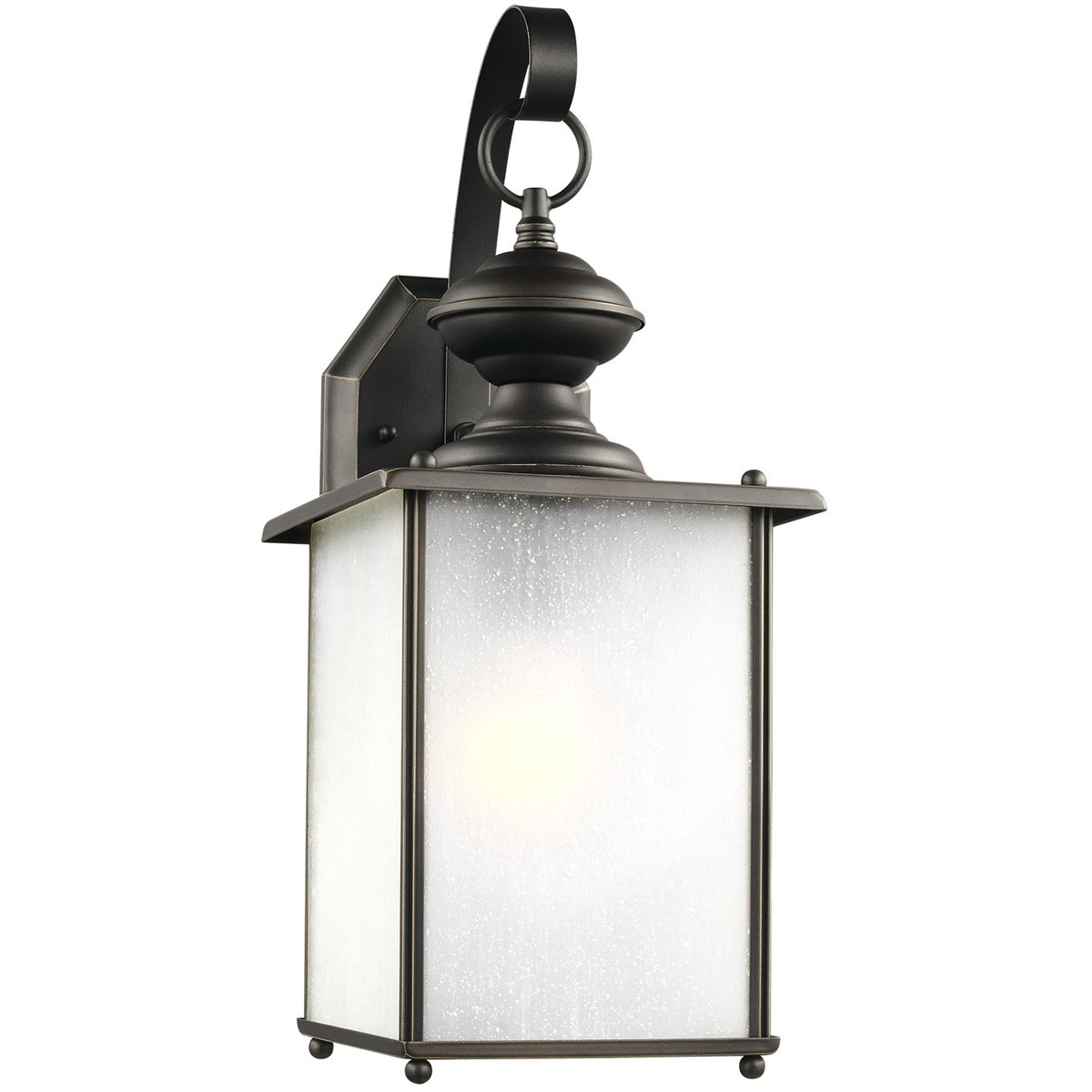 Jamestowne One Light Outdoor Wall Lantern in Antique Bronze