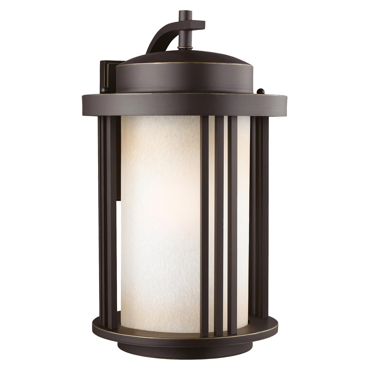 Crowell One Light Outdoor Wall Lantern in Antique Bronze