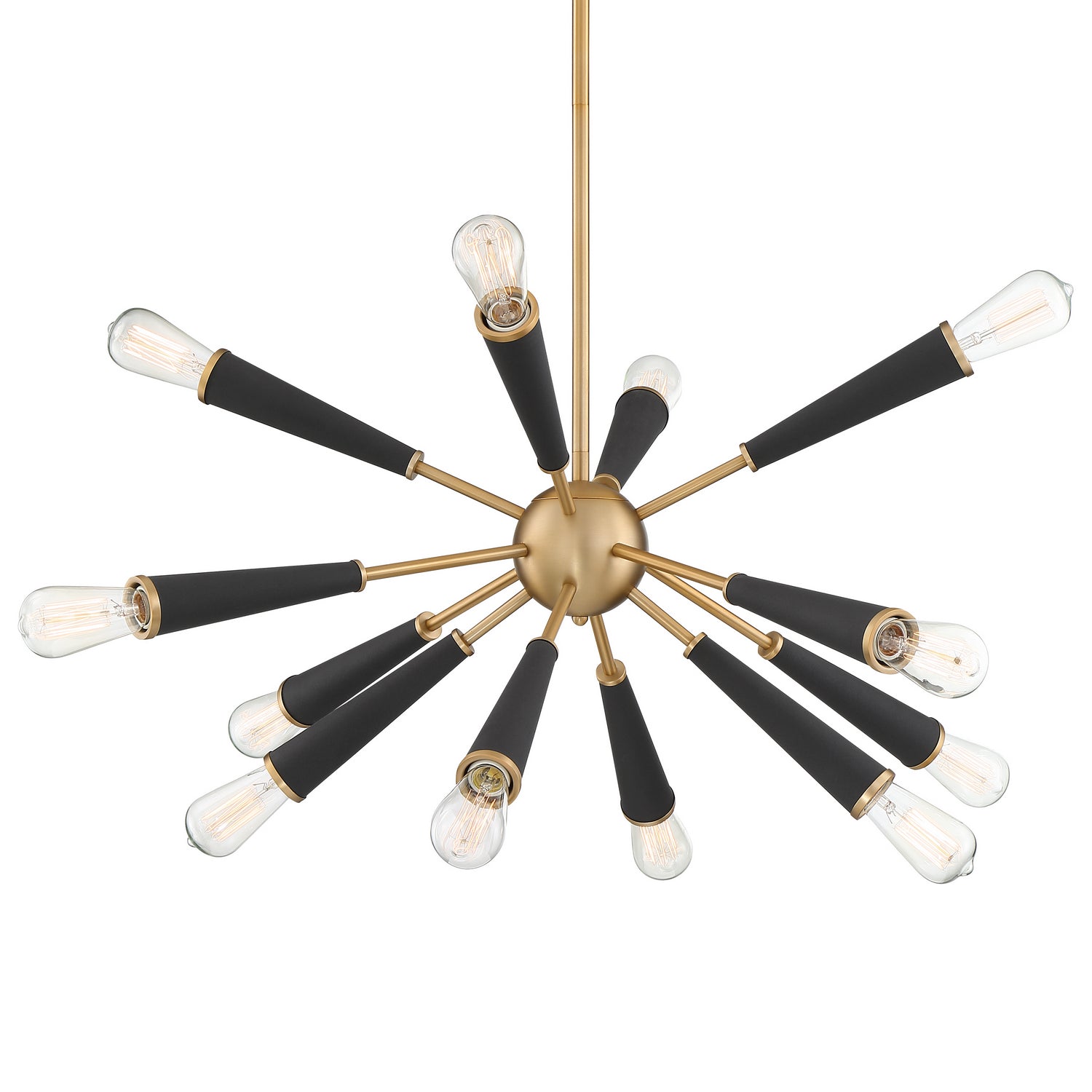 Lustre Zodiac à 12 lumières en laiton vieilli