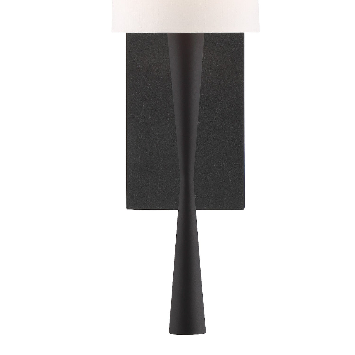 Trenton One Light Wall Sconce in Black Forged