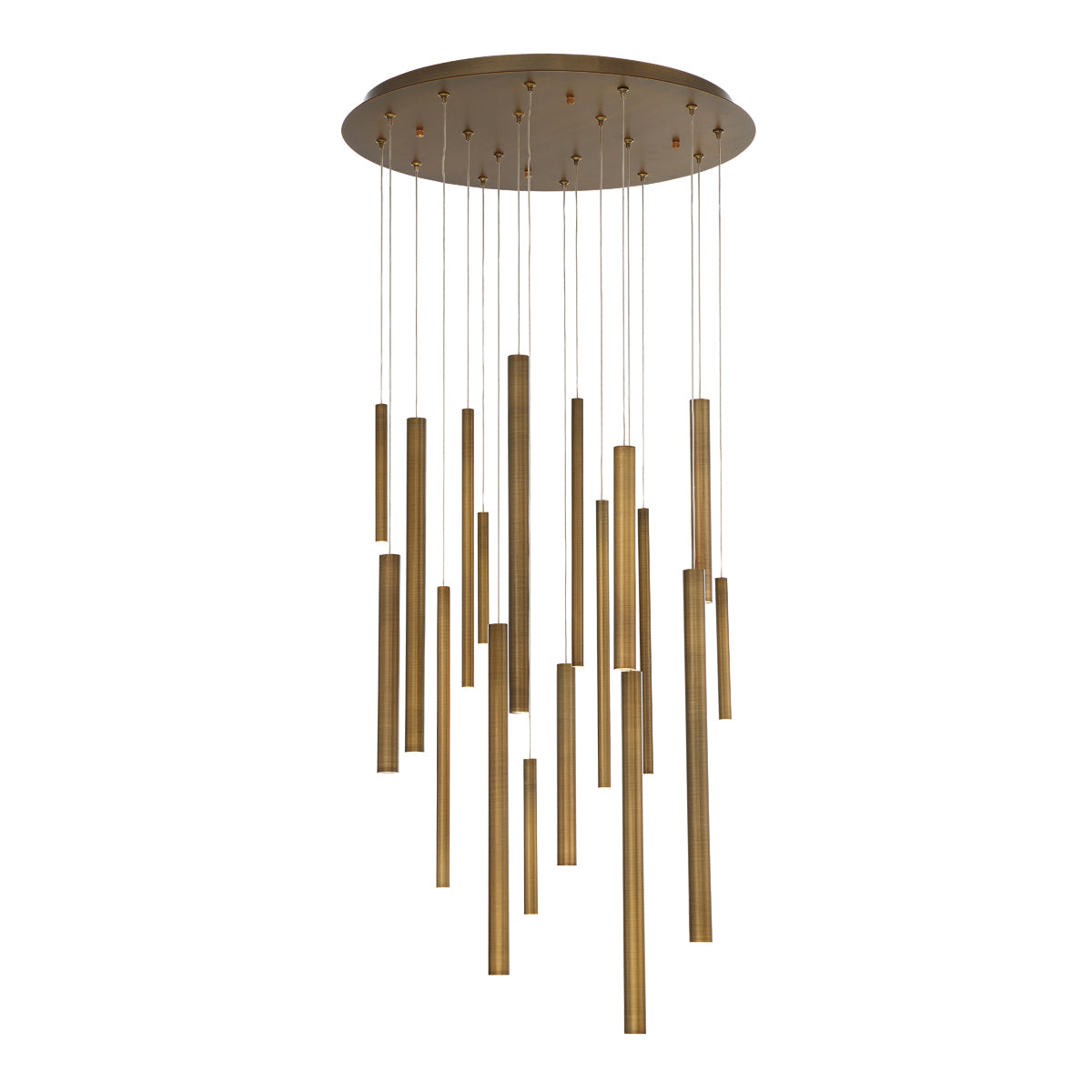 SANTANA -CHD-18LT-24IN-BR in Brass
