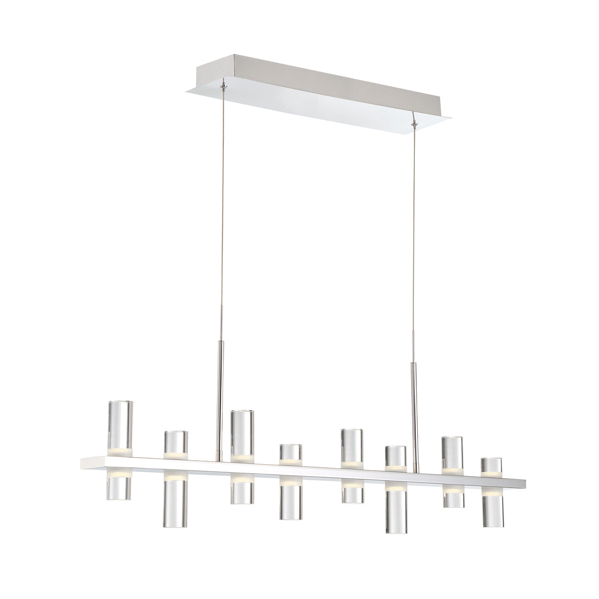 Netto LED Linear Chandelier in Chrome