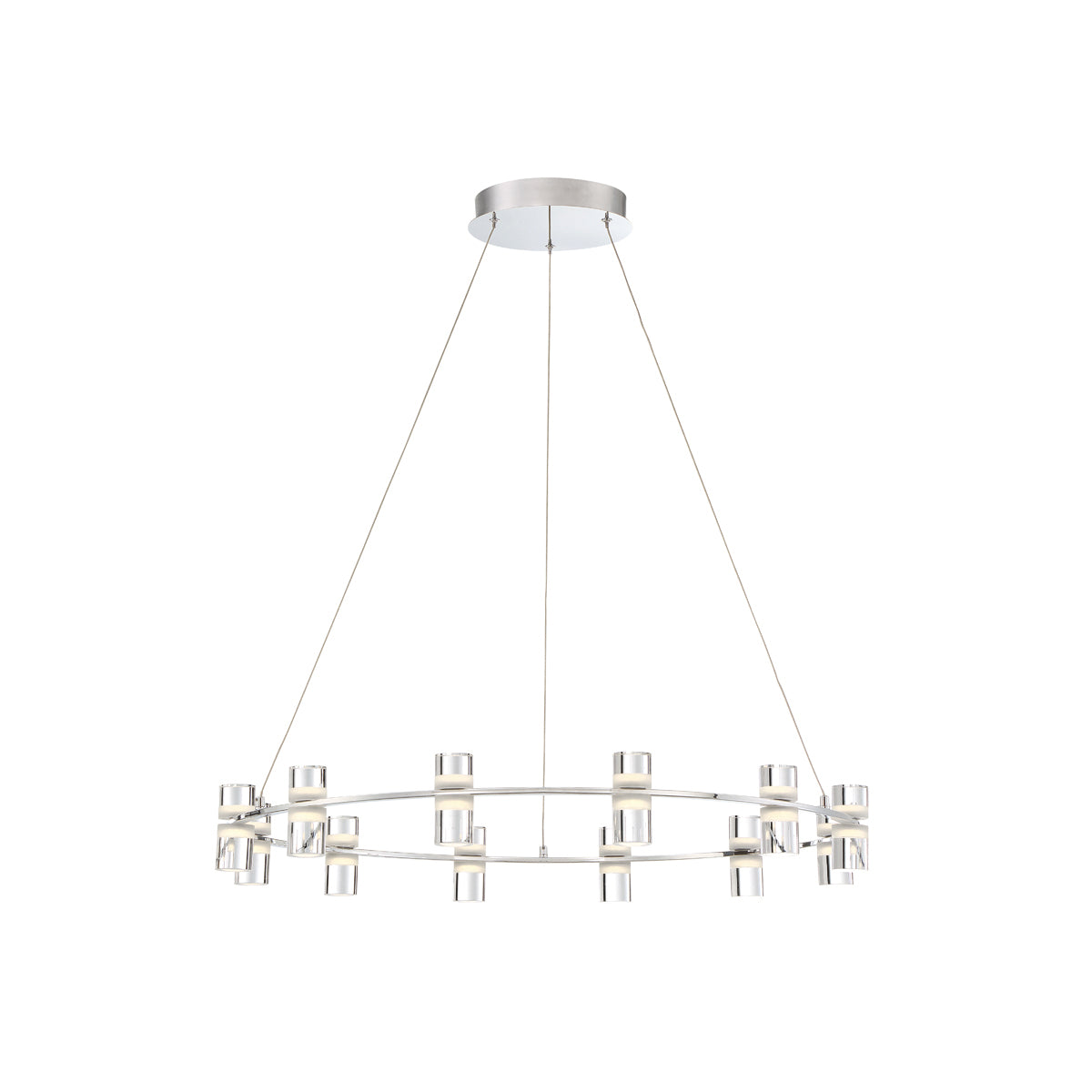 Netto LED Chandelier in Chrome