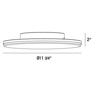 Architectural Outdoor LED Wall Mount in Graphite