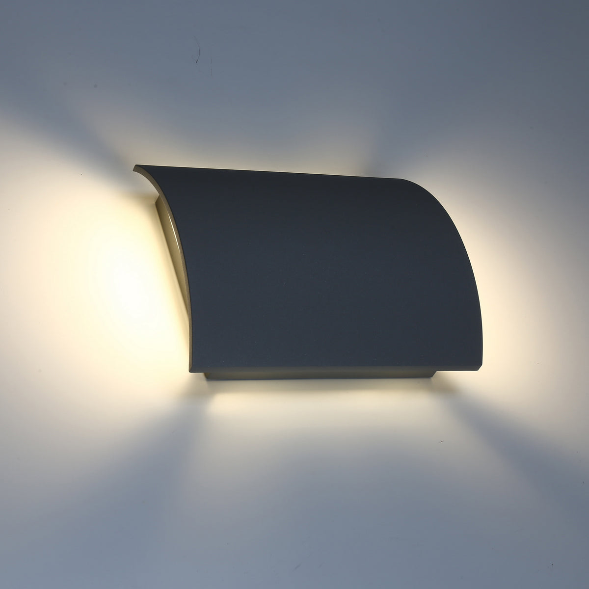 ARCHITECTURAL OUTDOOR OUTDR,LED WLLMNT,570LM,GRAPH in Graphite Grey
