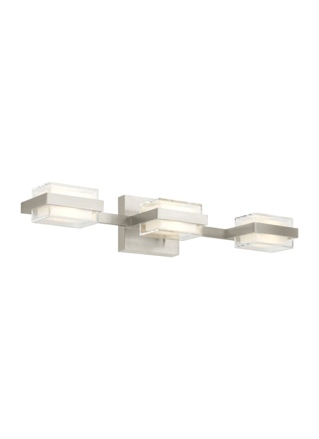 Kamden LED Bath in Satin Nickel