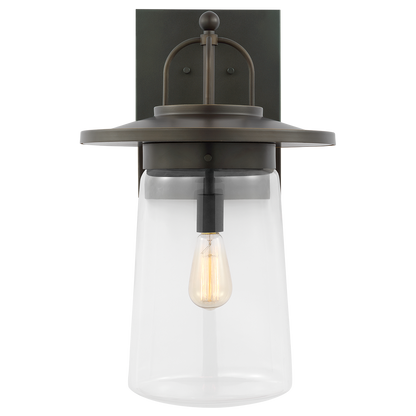 Lanterne murale d'extérieur extra large Tybee à une lumière