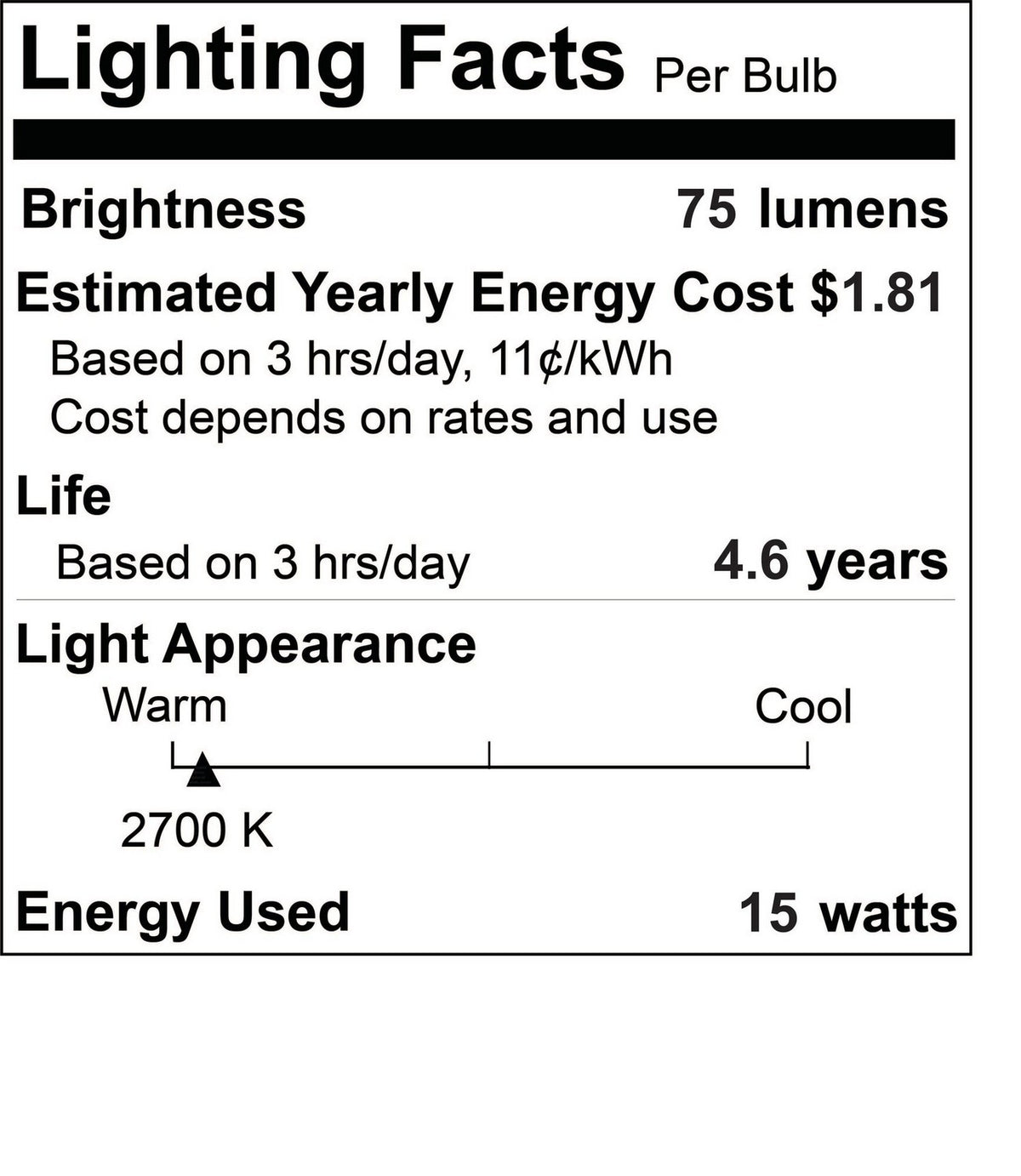 Flame Light Bulb in Clear