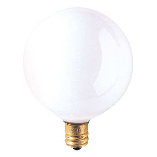 Globe Light Bulb in White