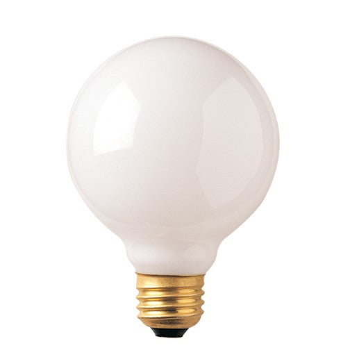 Globe Light Bulb in White