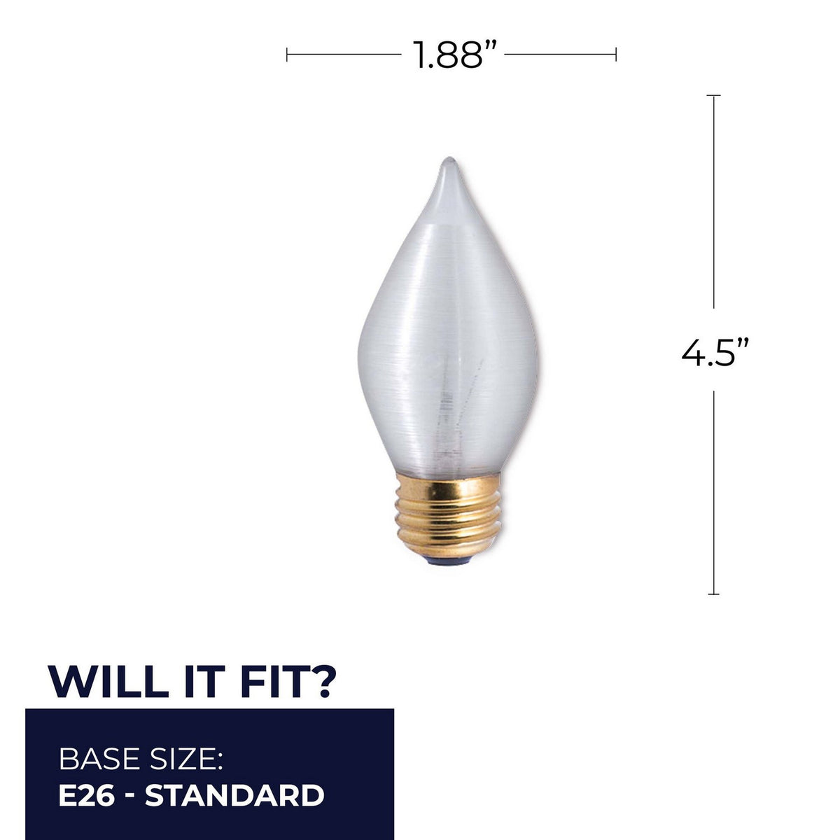 Spun Light Light Bulb in Satin