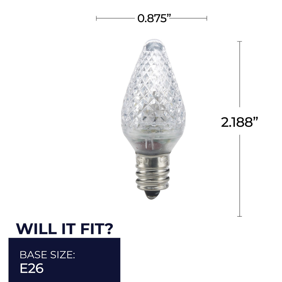 Specialty Light Bulb in Clear