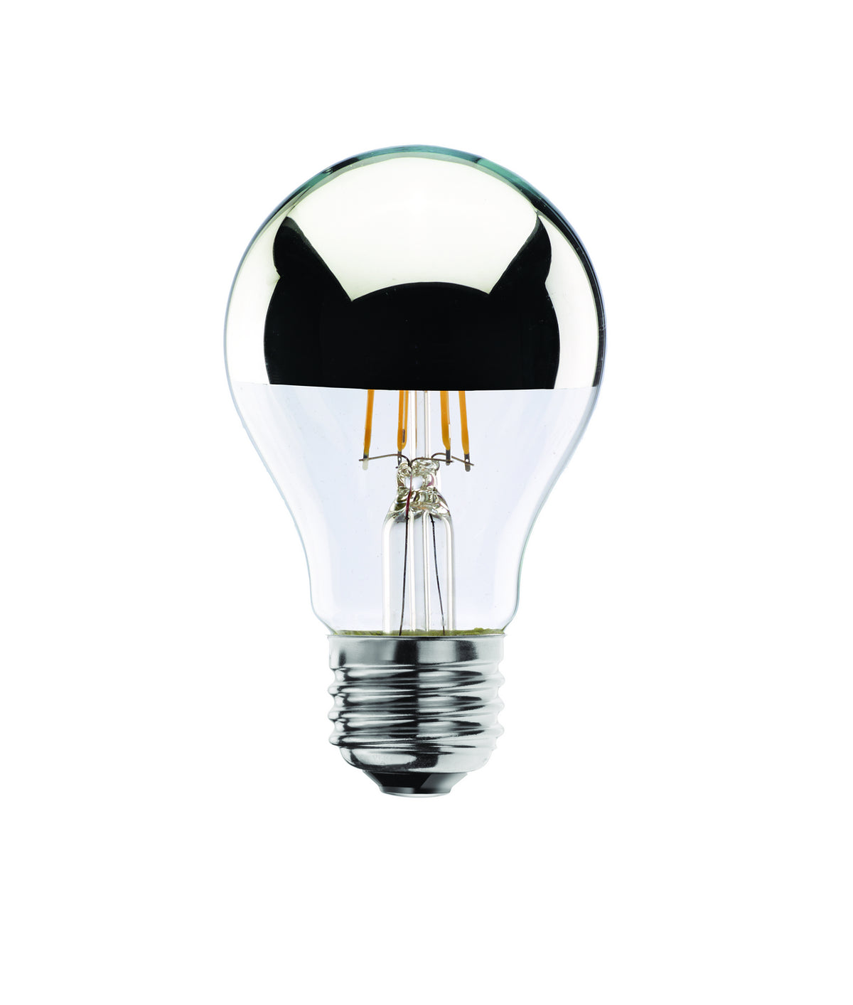 Half Series Light Bulb in Half Chrome