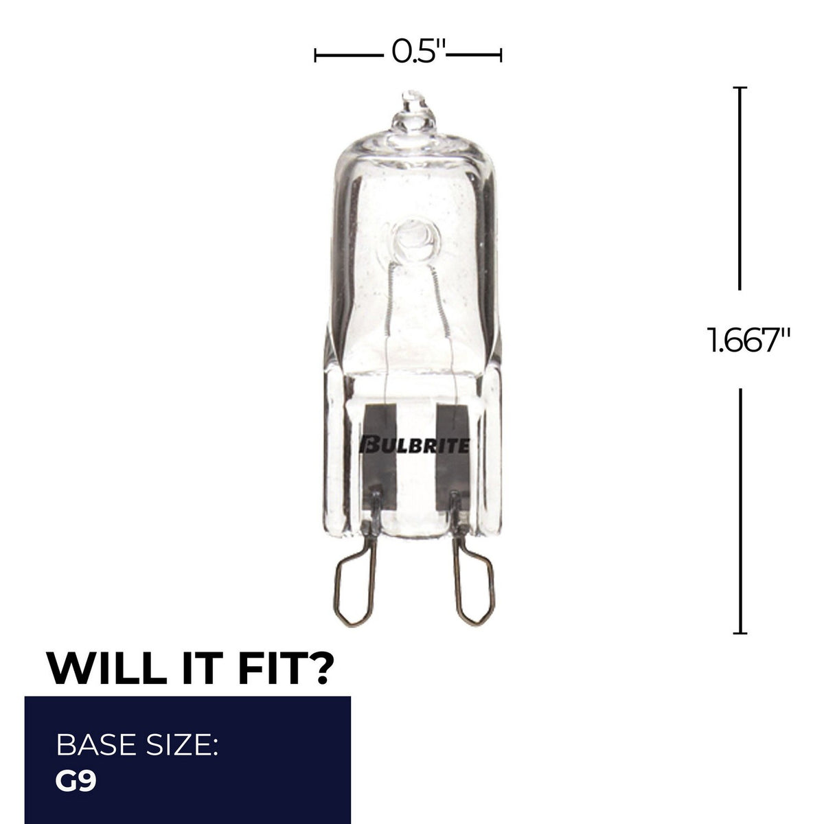 JC Light Bulb in Clear