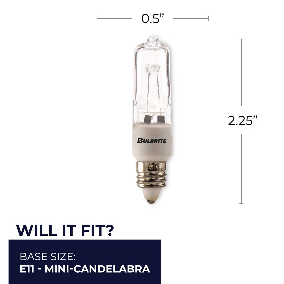 Single Light Bulb in Clear