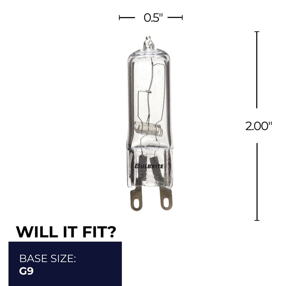 JC Light Bulb in Clear