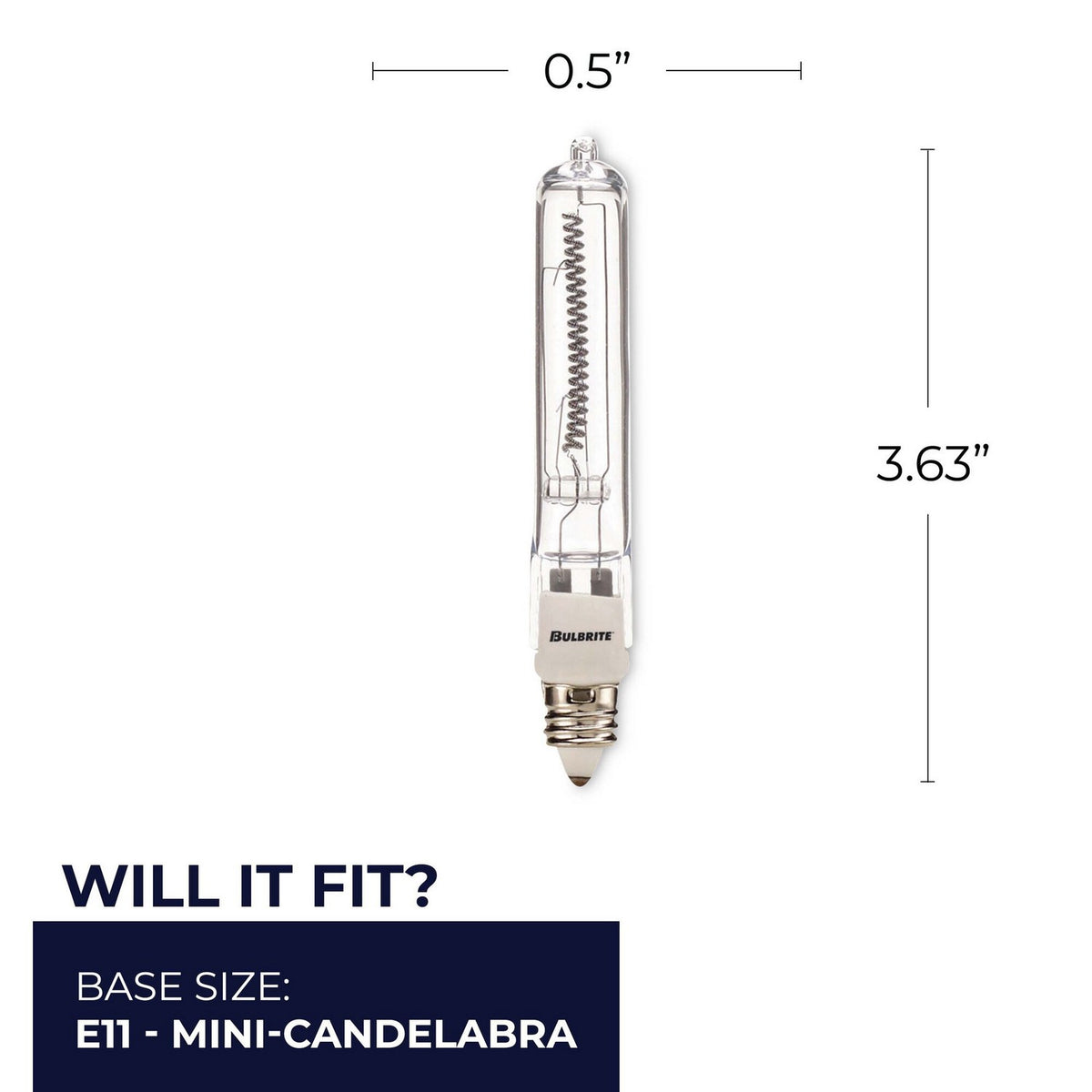 Single Light Bulb in Clear