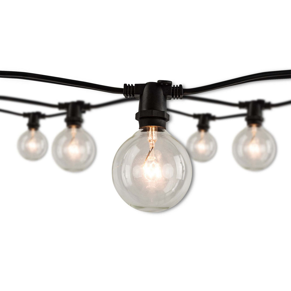 String Light in Black
