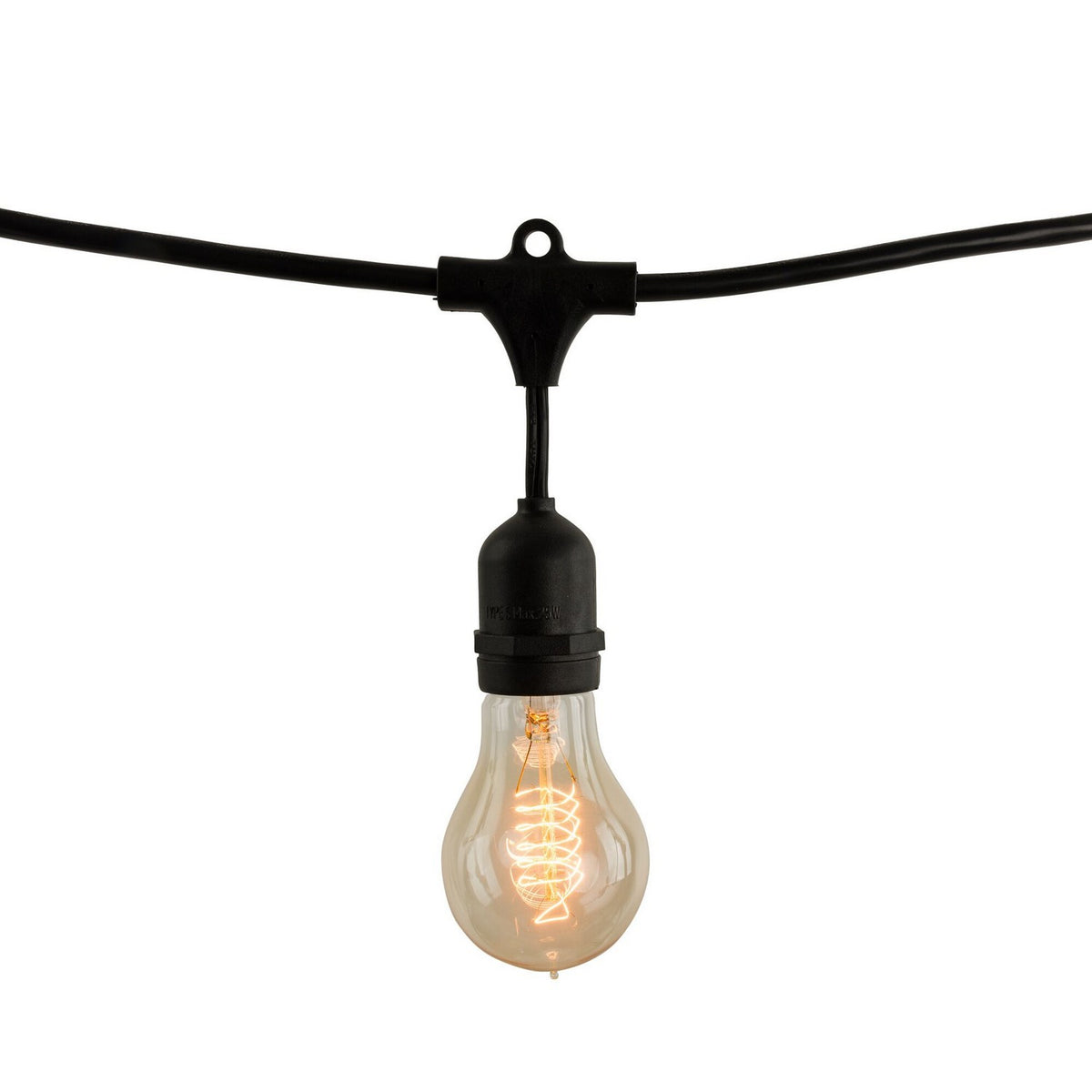 String Light in Black