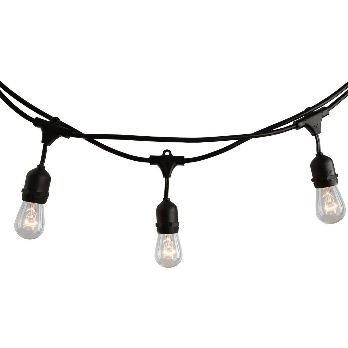 String Light in Black