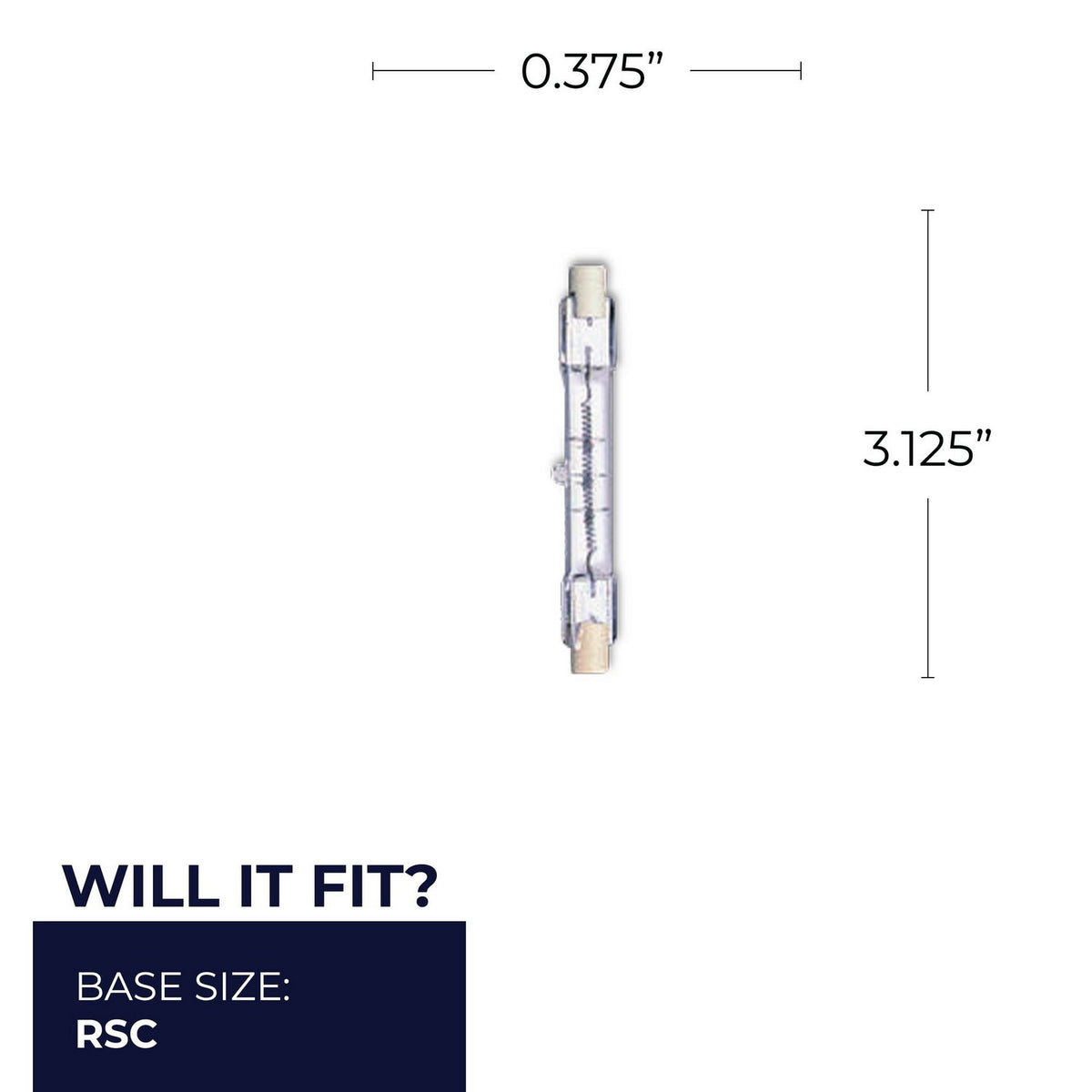 Double Light Bulb in Clear