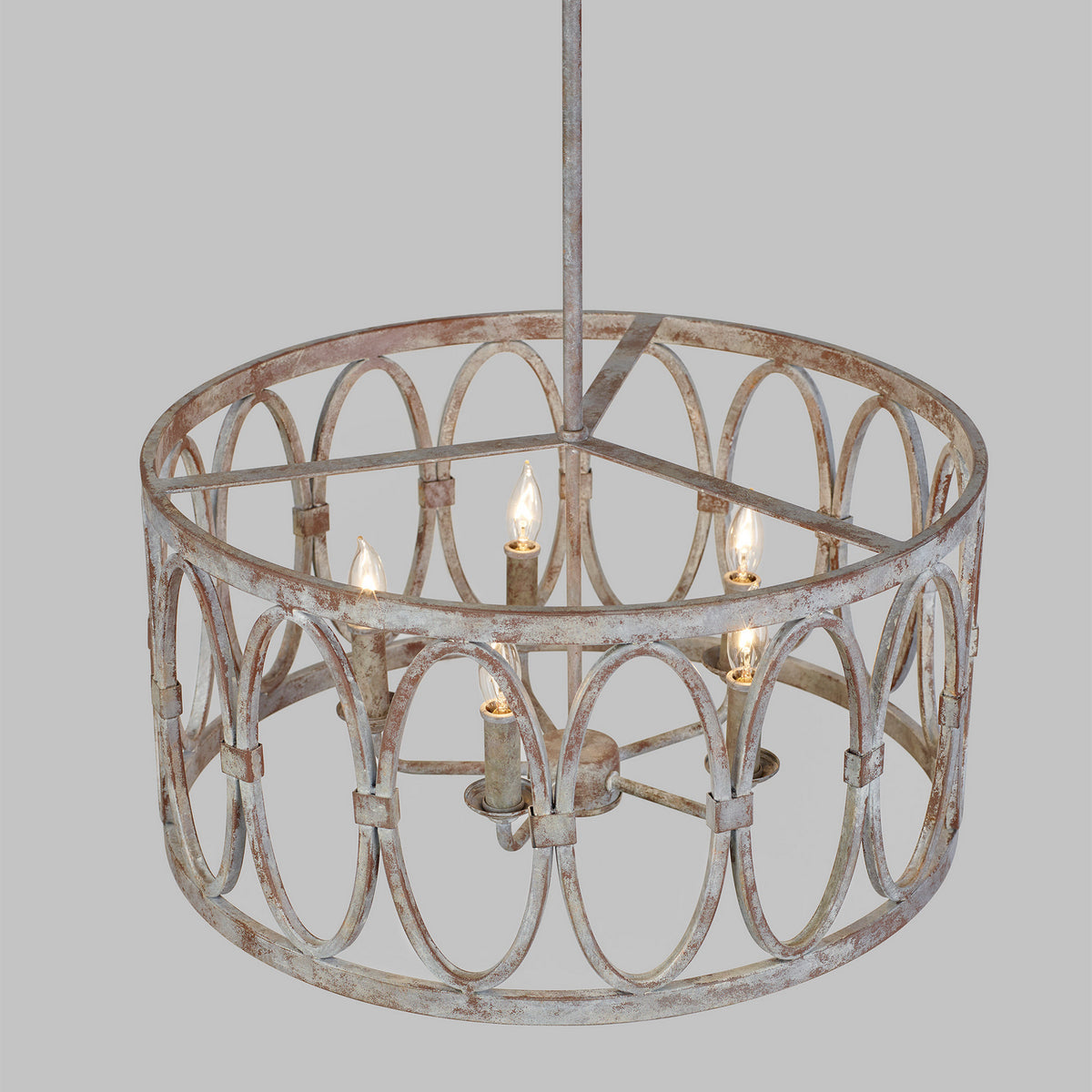 Patrice Five Light Hanging Shade in Deep Abyss
