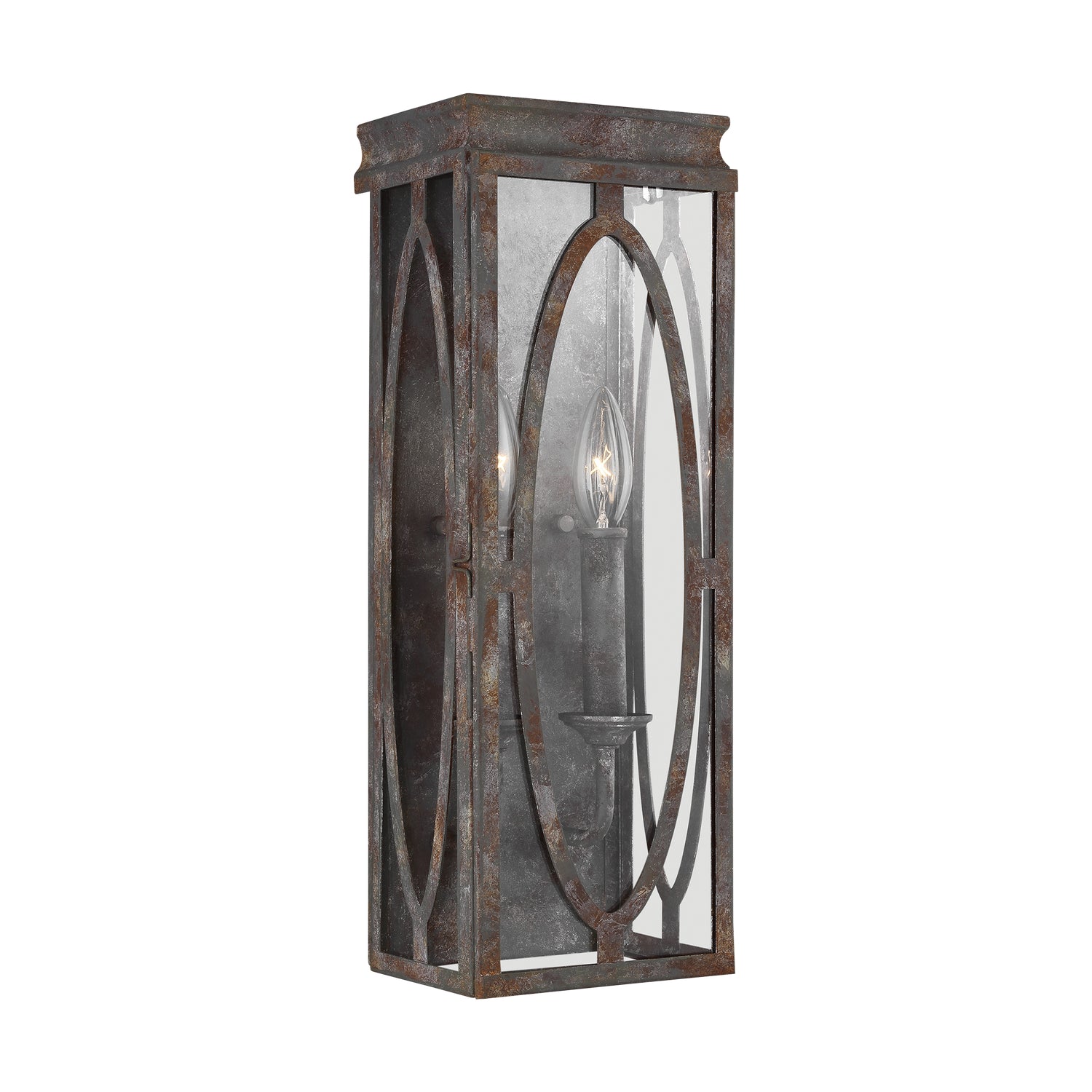 Patrice Two Light Wall Sconce in Deep Abyss