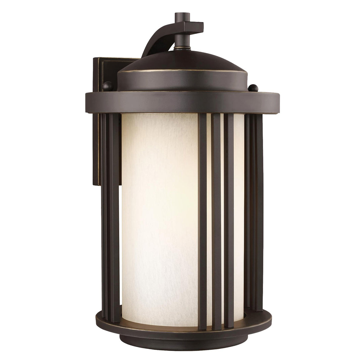Crowell One Light Outdoor Wall Lantern in Antique Bronze