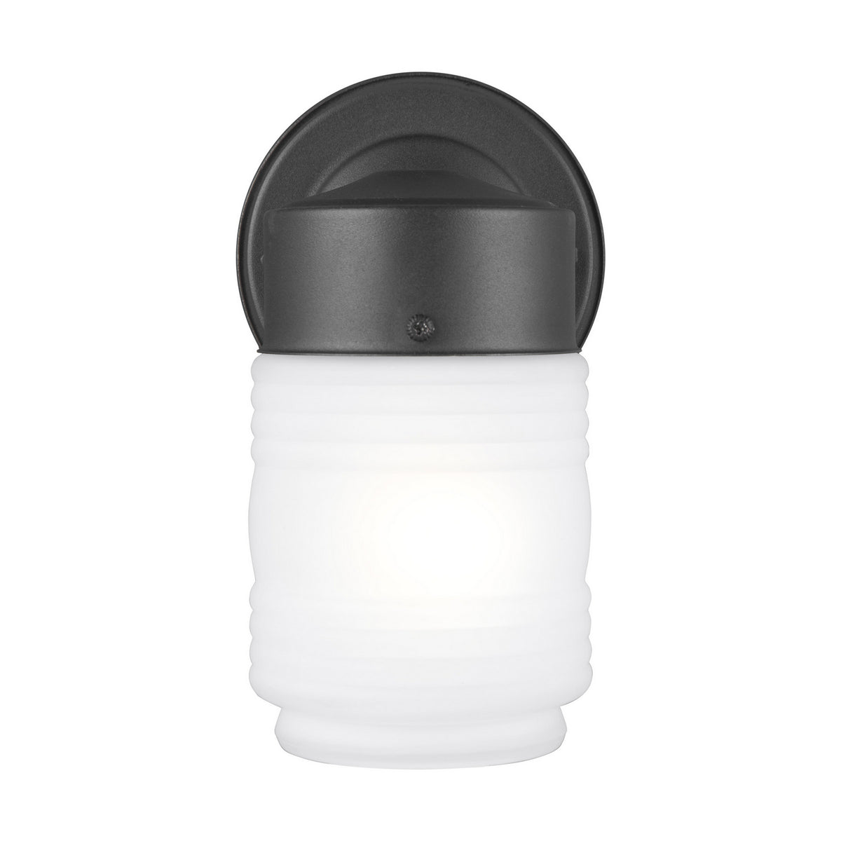 Outdoor Wall One Light Outdoor Wall Lantern in Black