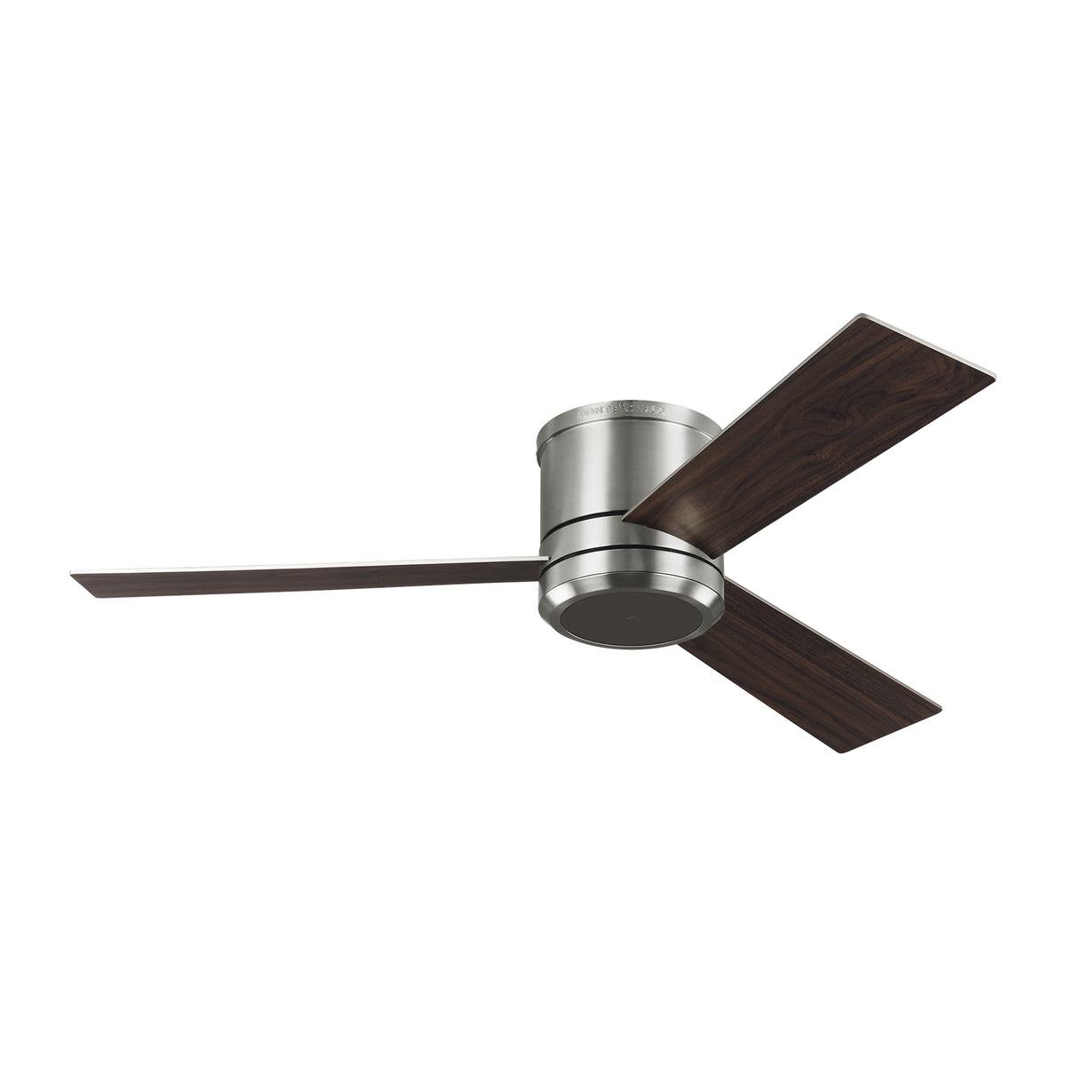 Clarity 56" Ceiling Fan in Brushed Steel