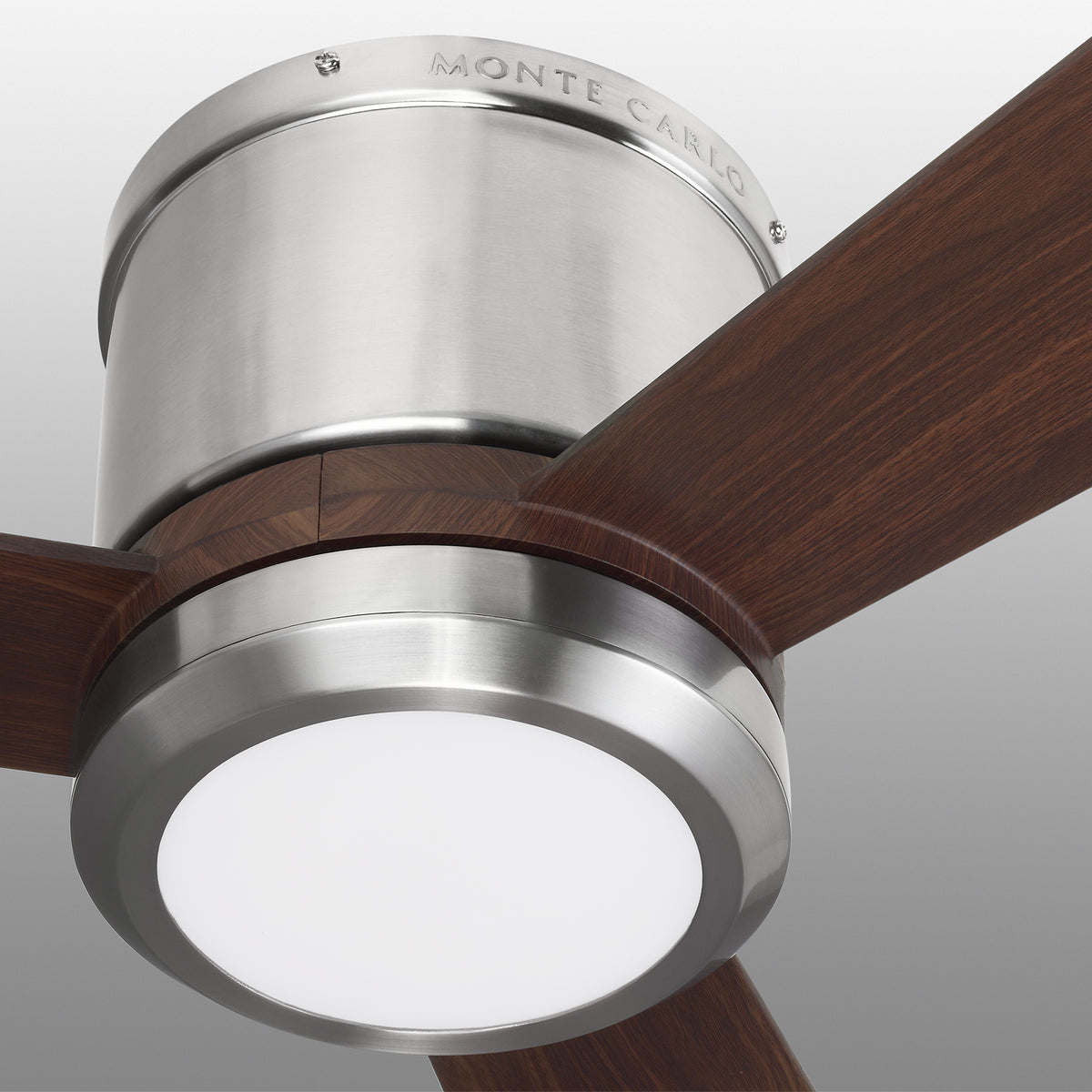 Clarity 42" Ceiling Fan in Brushed Steel