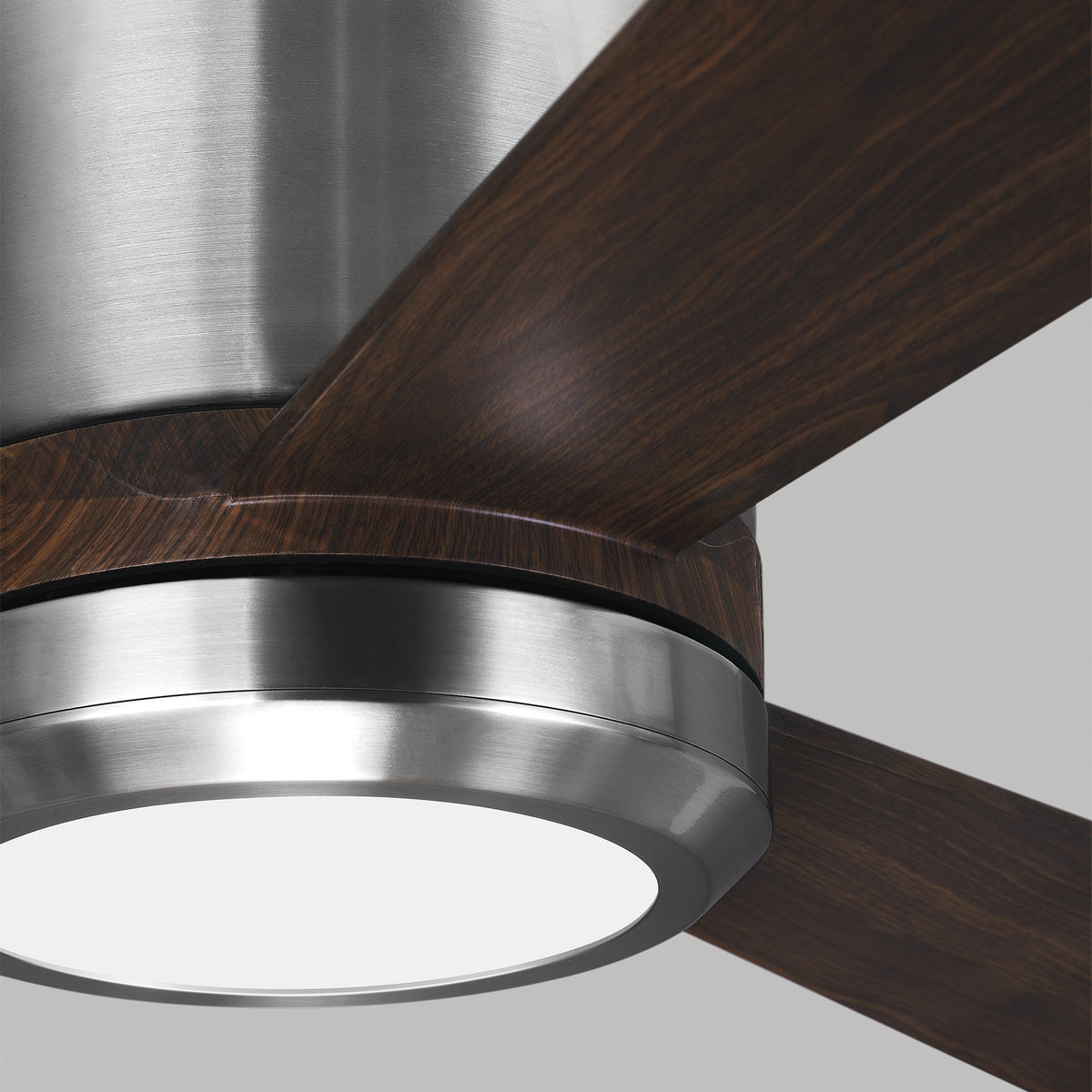 Clarity 52" Ceiling Fan in Brushed Steel