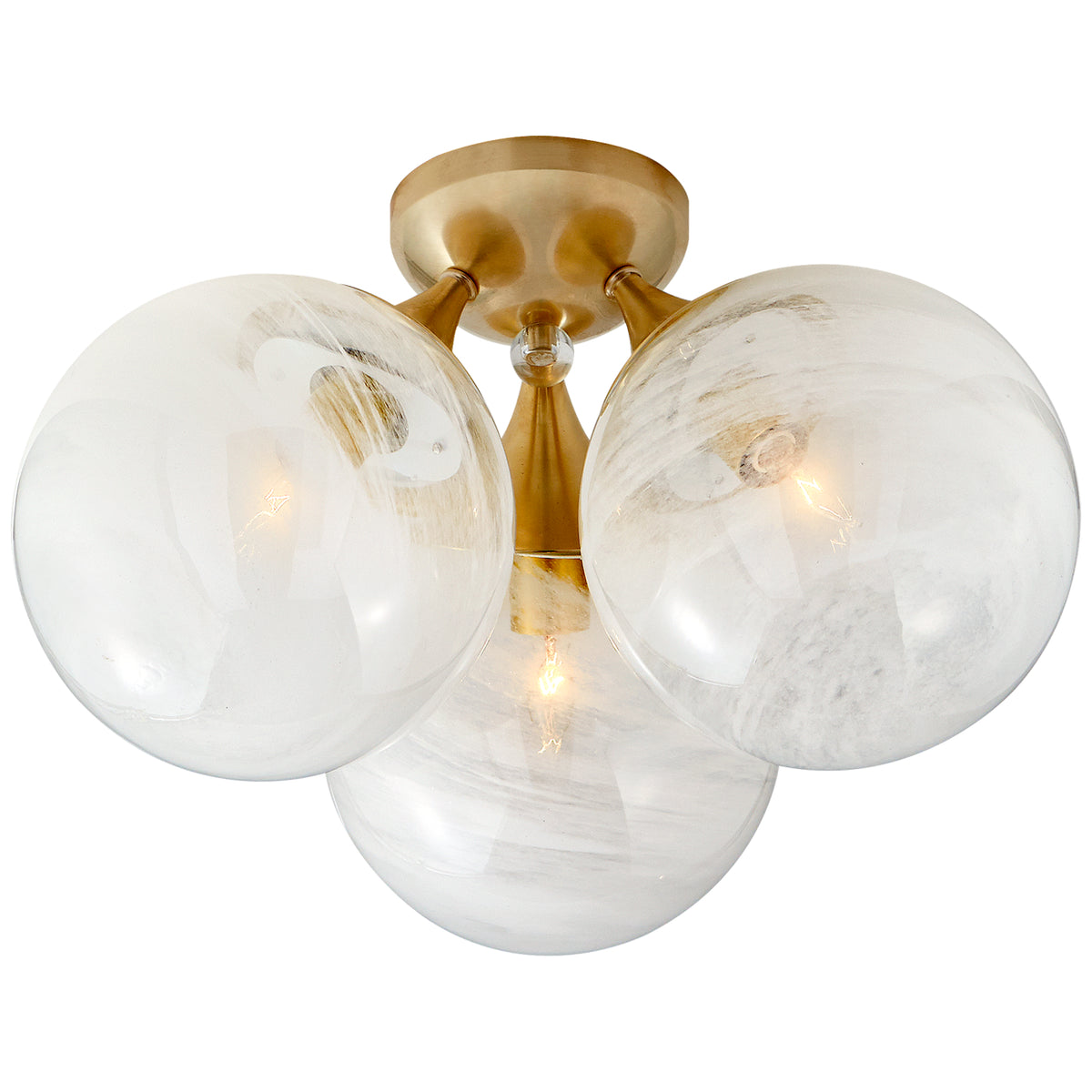 Cristol Three Light Flush Mount