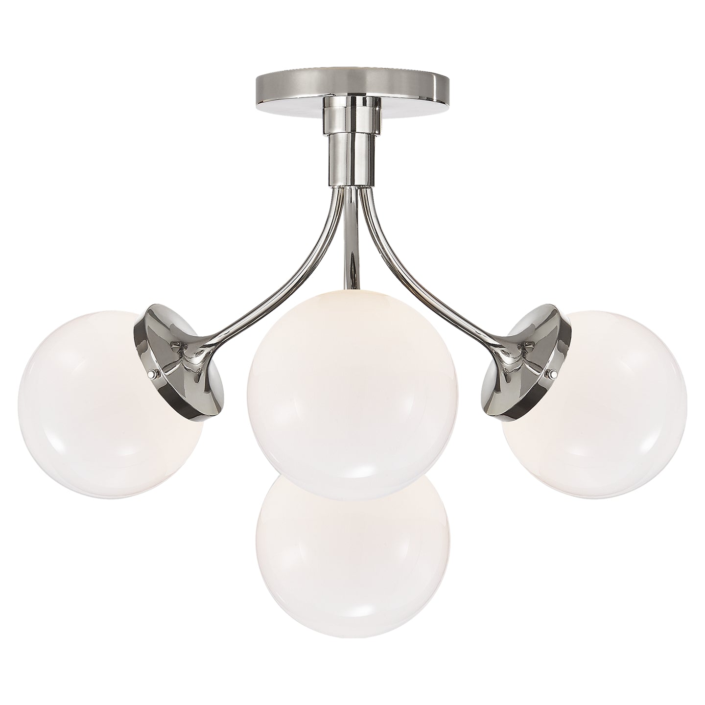 Prescott Four Light Semi Flush Mount