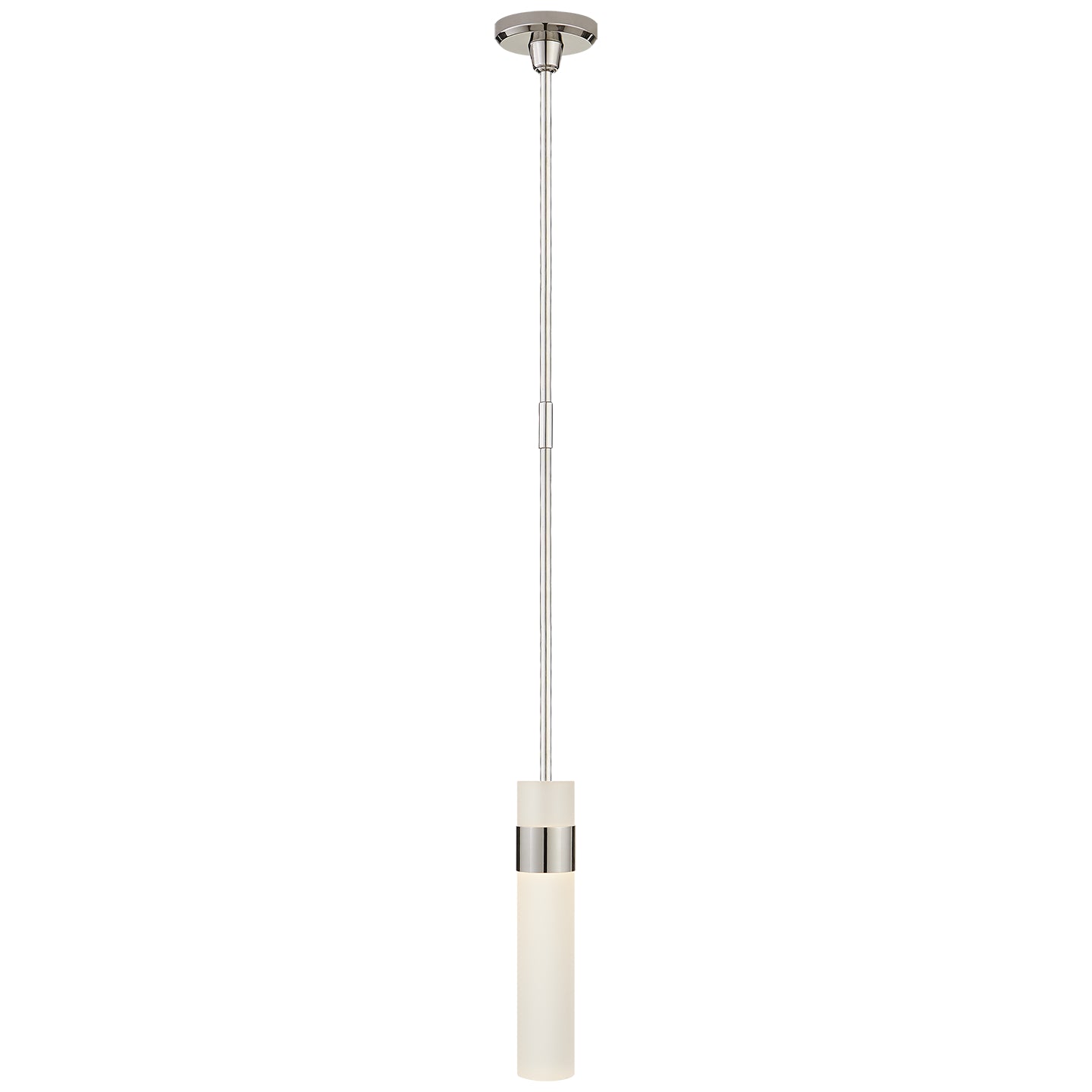 Barton LED Pendant in Polished Nickel
