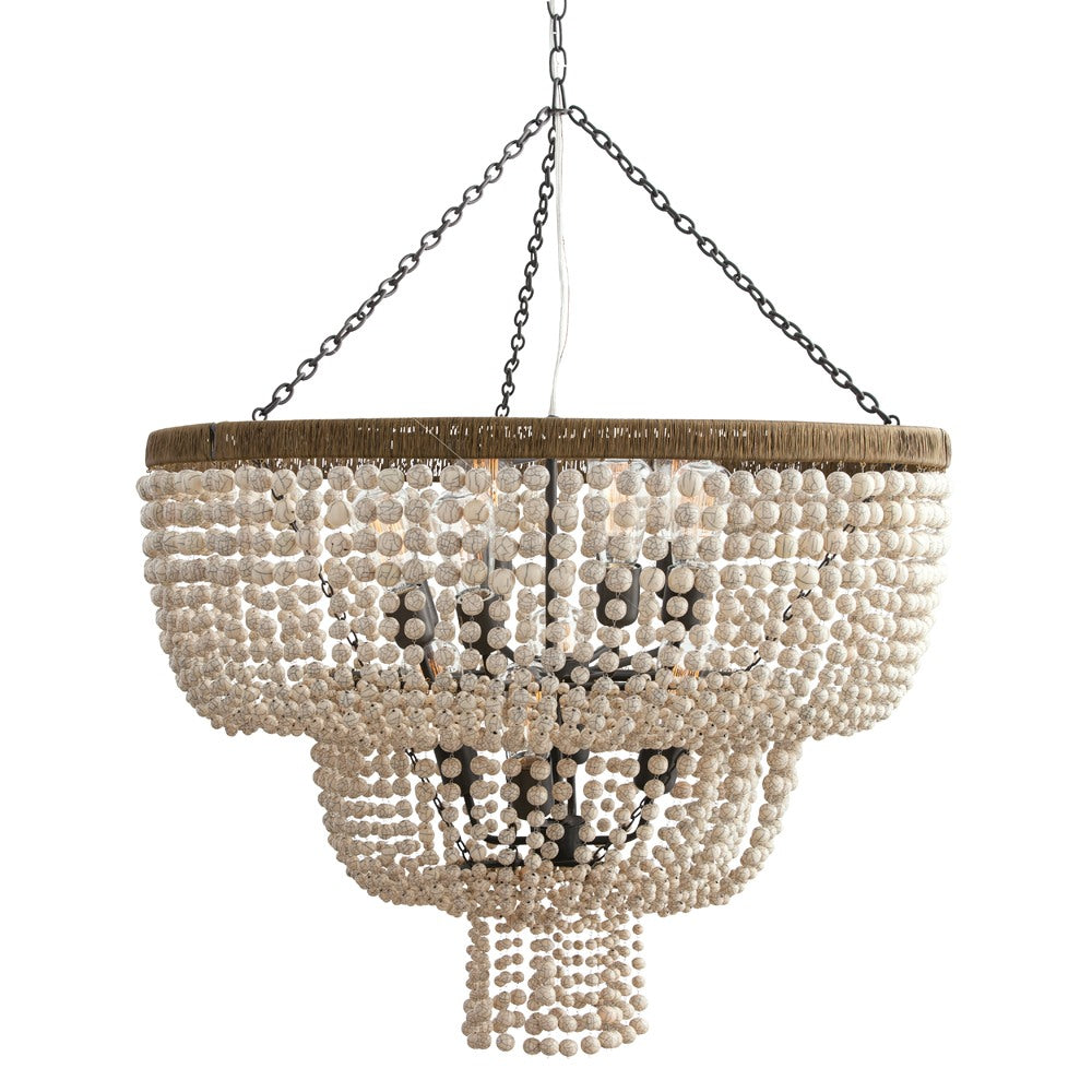 Chappellet 12 Light Chandelier in Ivory