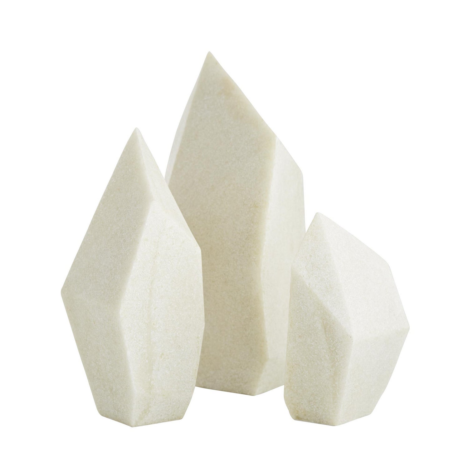 Nerines Sculptures, Set of 3 in Faux Marble