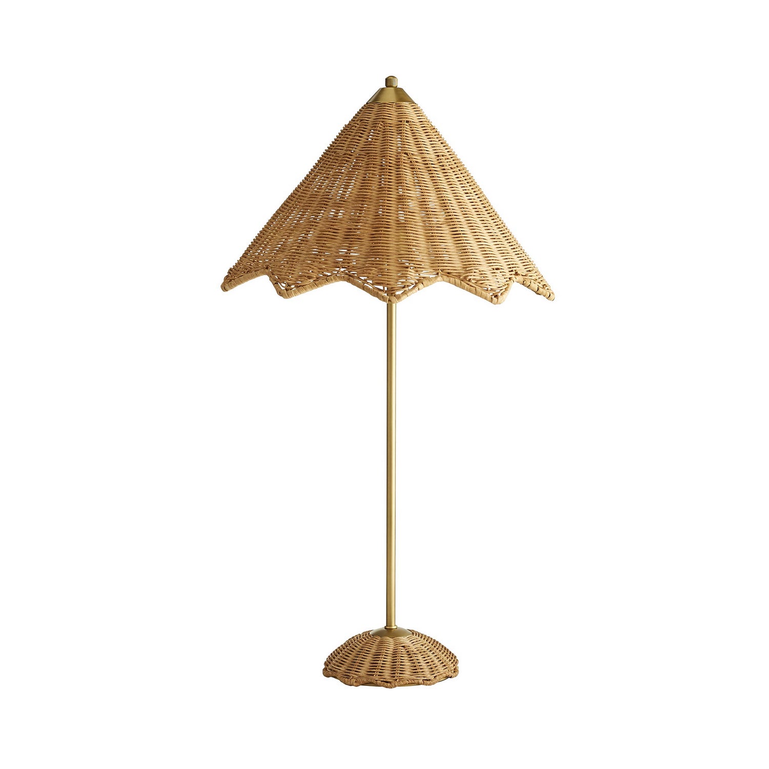 Parasol Two Light Table Lamp in Natural