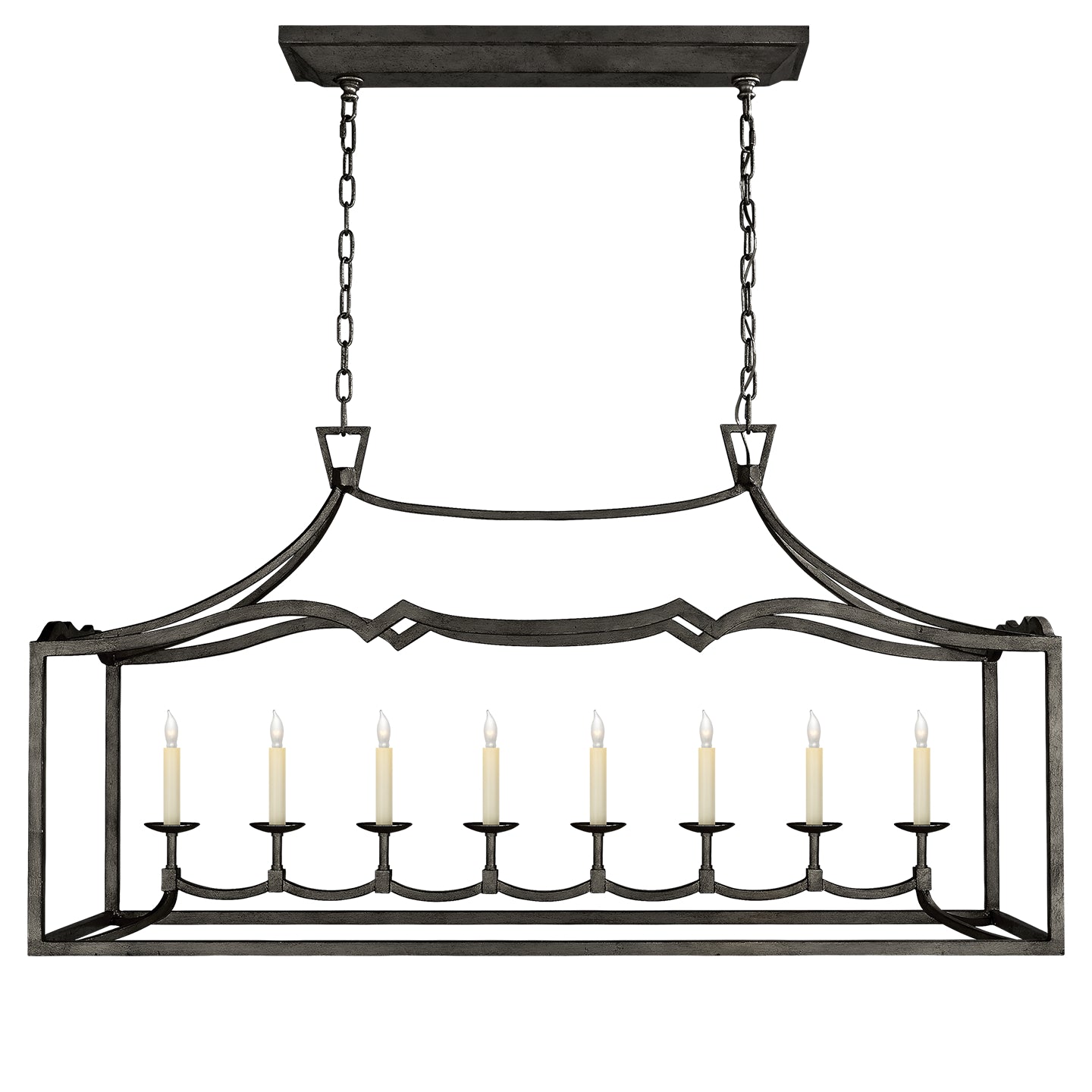 Darlana Fancy Eight Light Linear Pendant