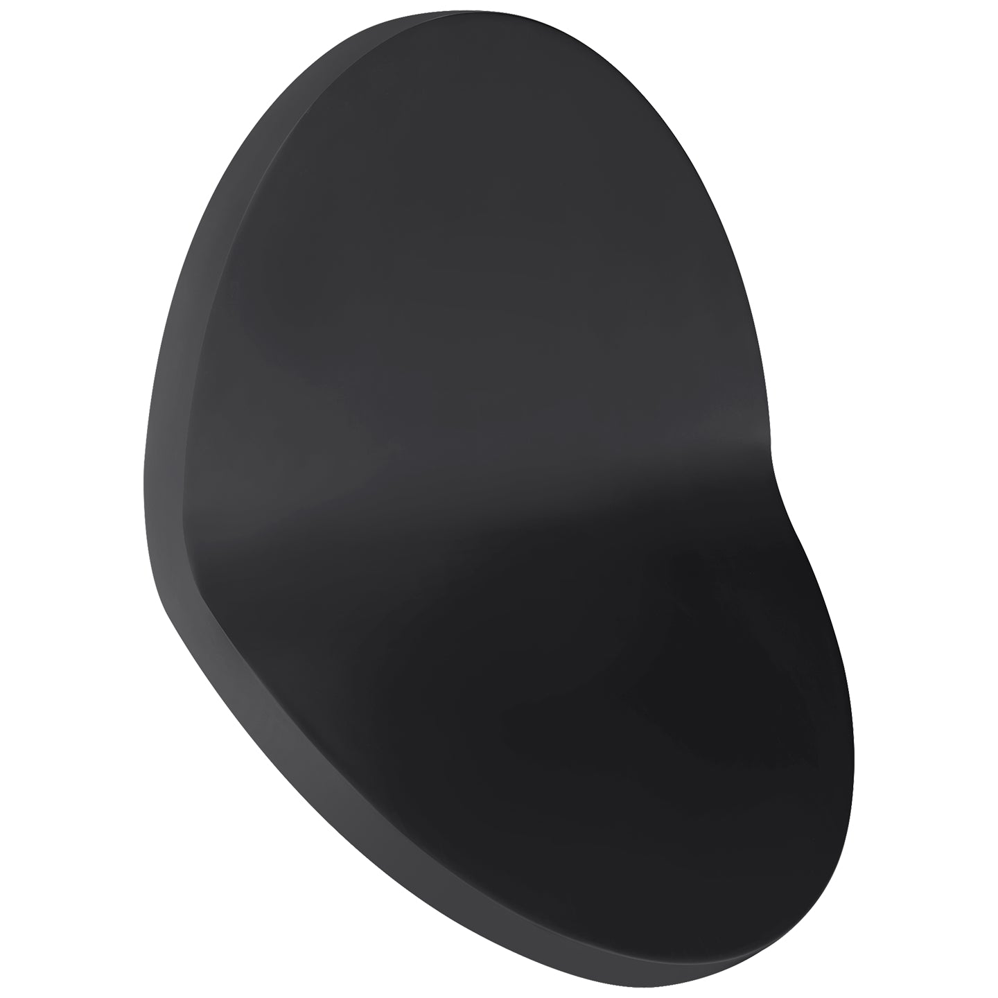 Bend Large Round Light in Matte Black