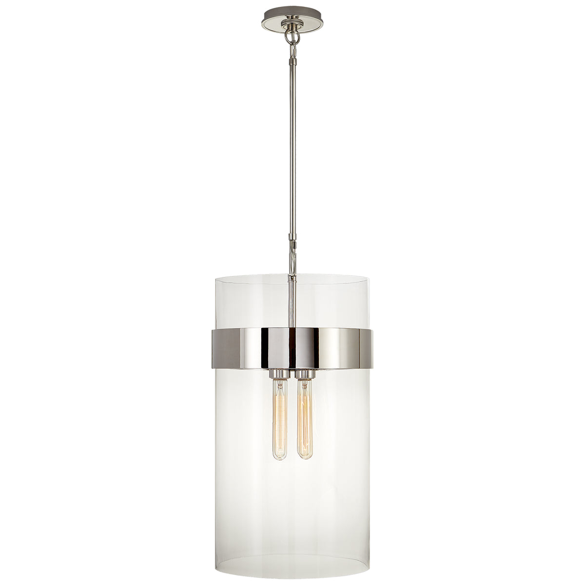 Presidio Four Light Pendant in Polished Nickel