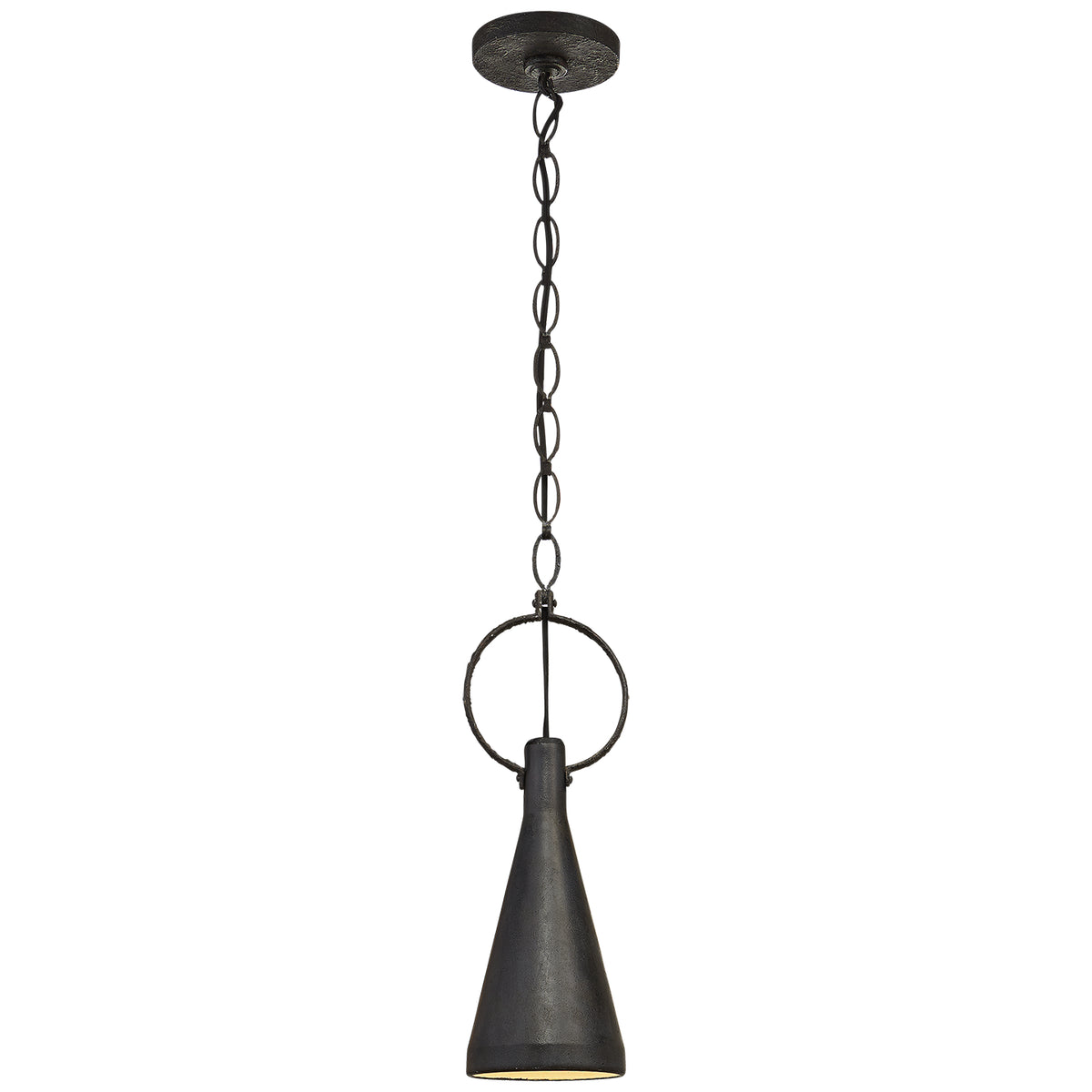 Limoges One Light Pendant in Natural Rust